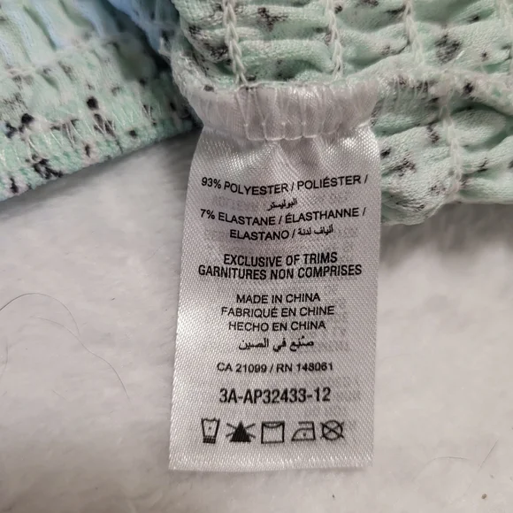 Ardene Mint Green Floral Crop Top (fits M) - Picture 5 of 8